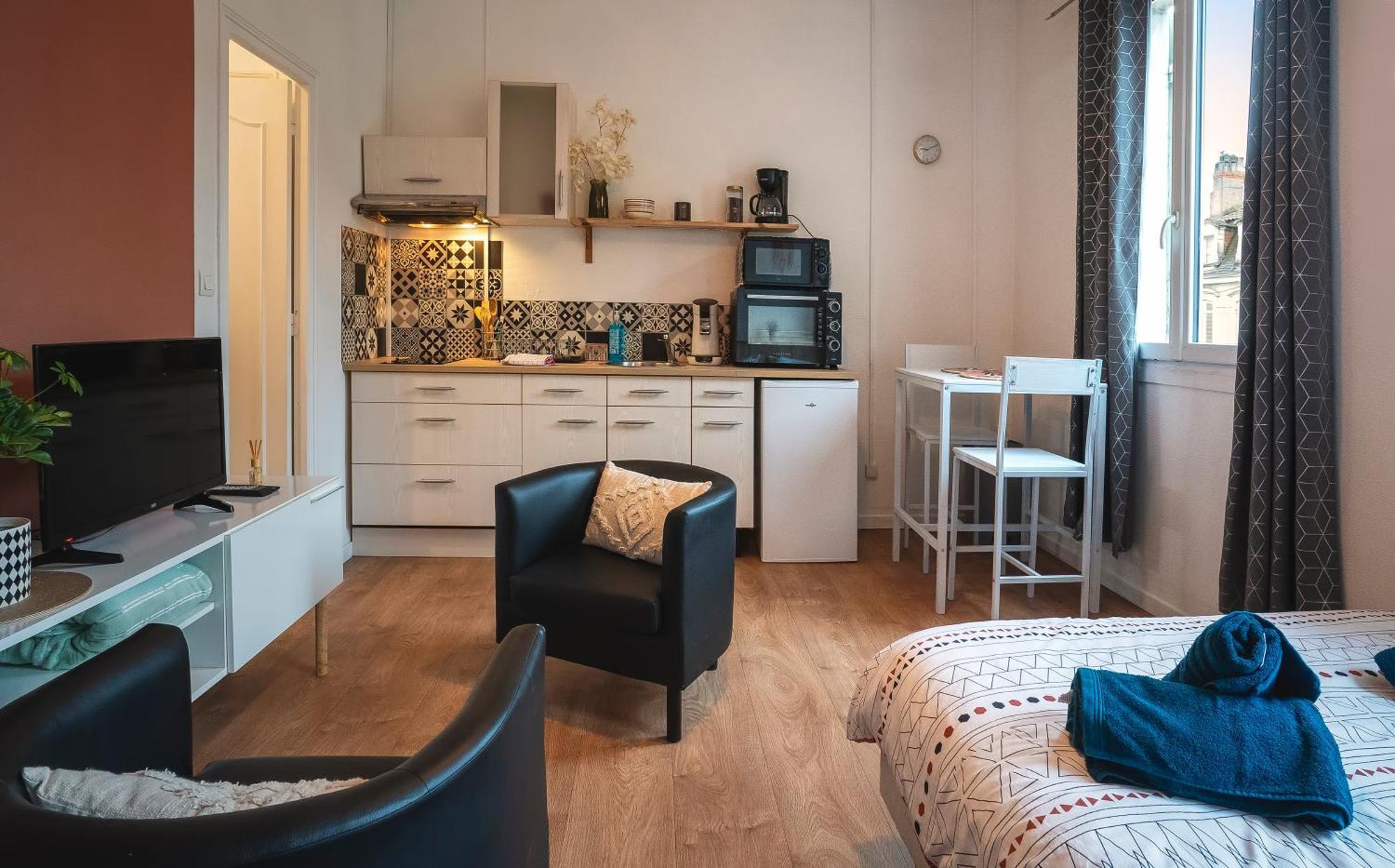 Апартаменты Le Petit Chez Vous - T1 Bergerac -2 Pers Экстерьер фото