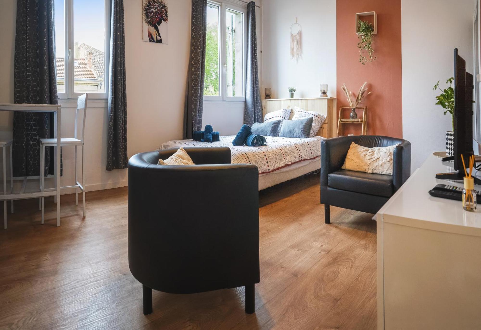 Апартаменты Le Petit Chez Vous - T1 Bergerac -2 Pers Экстерьер фото